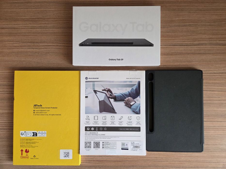 Samsung Galaxy Tab S9 + 2 Huse + Screen Protector