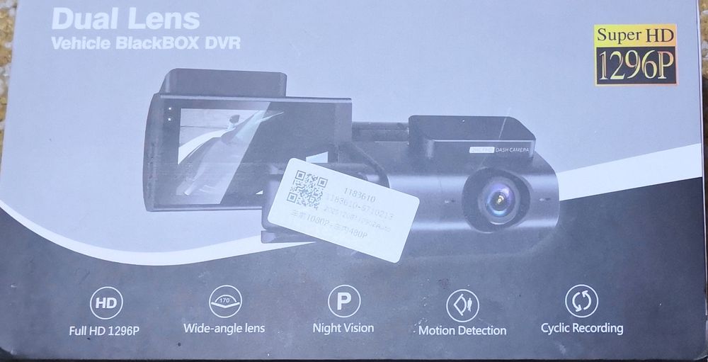 Camera auto de bord DVR duala RoHS® SafetyFIRST Rezolutie 1980x1080P H