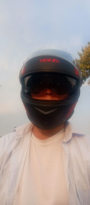 Moto shlem ,Kaska 1 kun ishlatilgan 90 % yangi