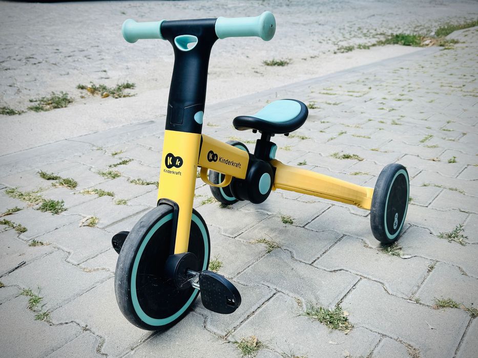 Триколка 3 в 1 KinderКraft - 4trike, Yellow жълта