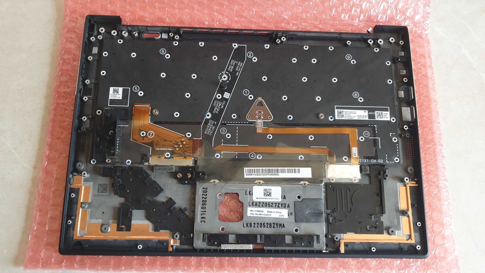 Tastatura / Palmrest Lenovo ThinkPad X1 Carbon 9th Gen 5M11C53273