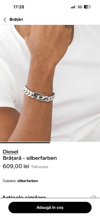 Brățara Diesel Bărbați | Originală