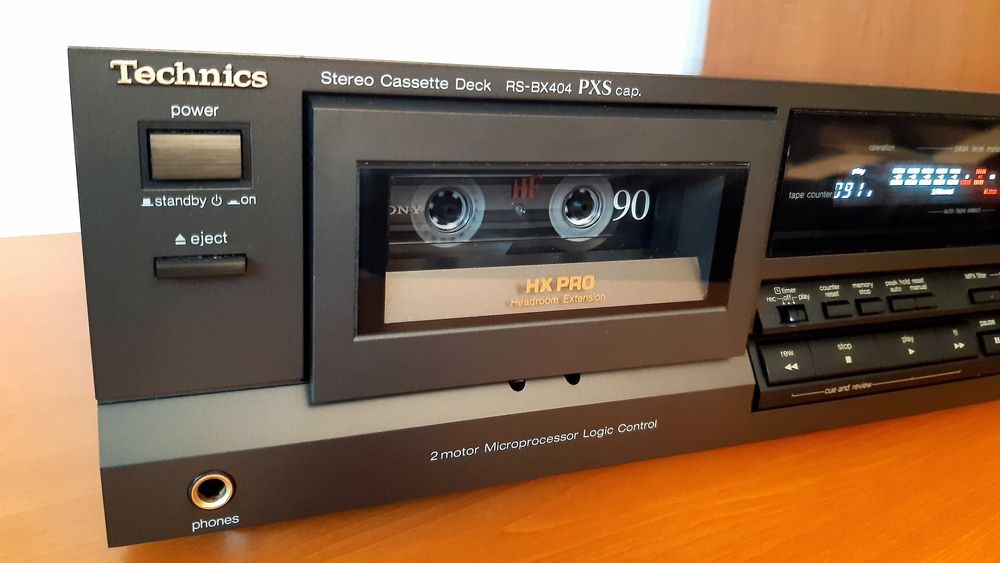 Deck TECHNICS RS BX404 PXS + casete audio BASF BONUS