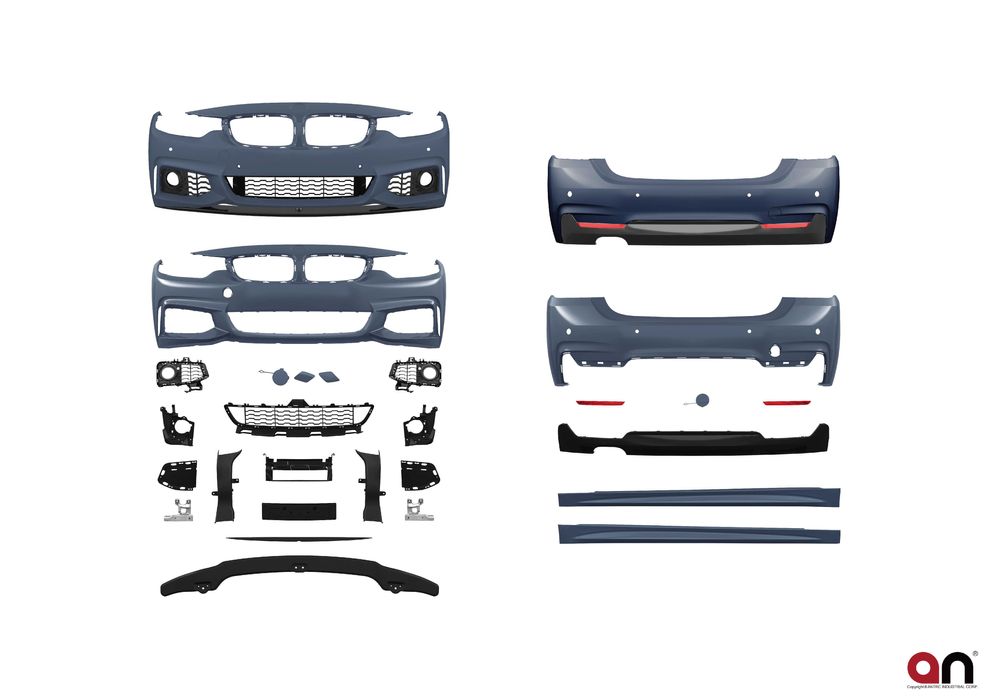 Pachet Exterior Complet BMW F36, Grand Coupé, 2014- M-Technik Design