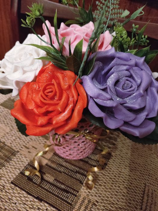 Скидка!Роскошный букет роз, всегда живые цветы!