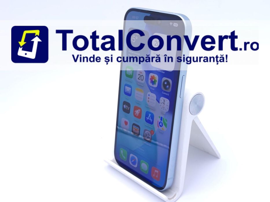 Apple iPhone 15 128GB Blue 6GB Single SIM, Garantie 24 luni | #D92558