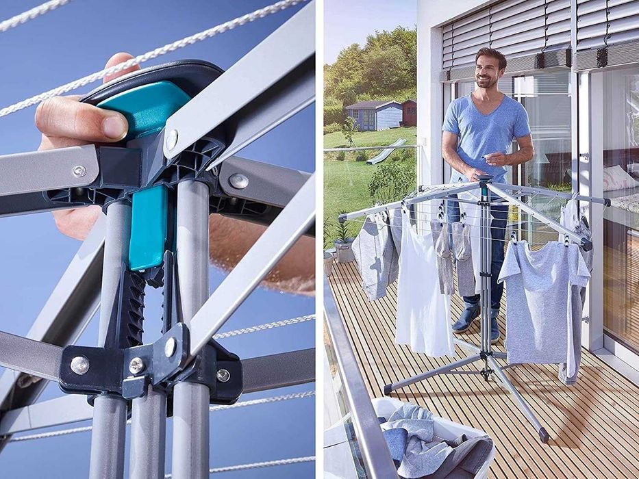 Сушилник за дрехи тип чадър Leifheit Linopop Градински простор 14 метр