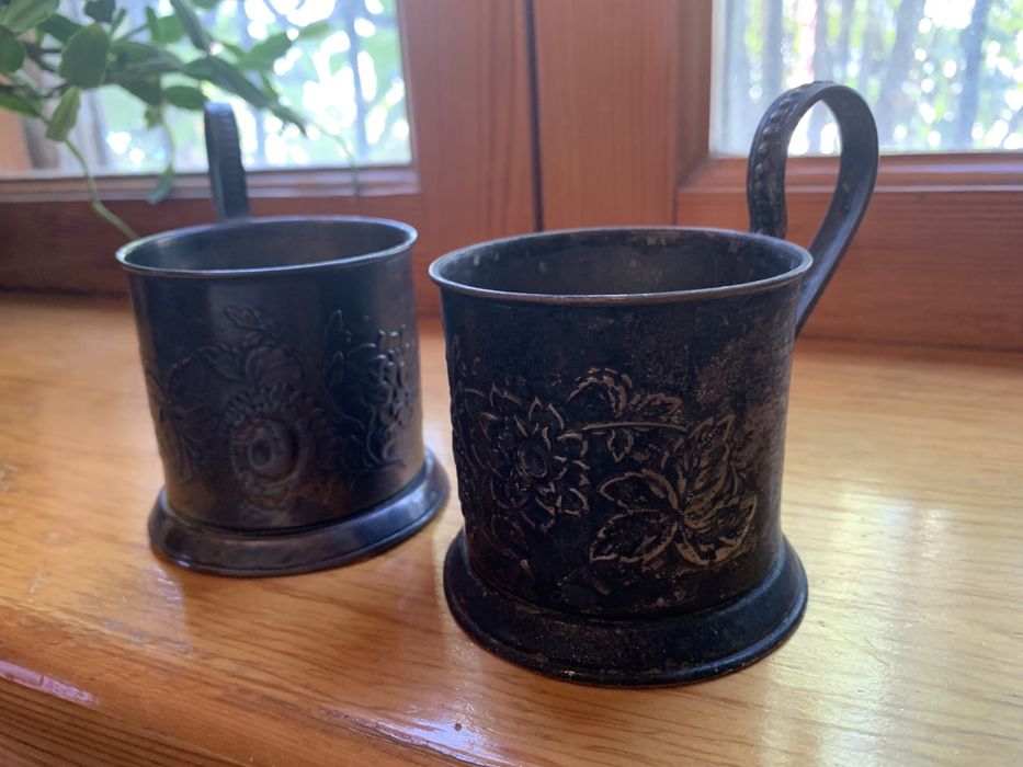 хрустальные вазы, подстаканники, стаканы