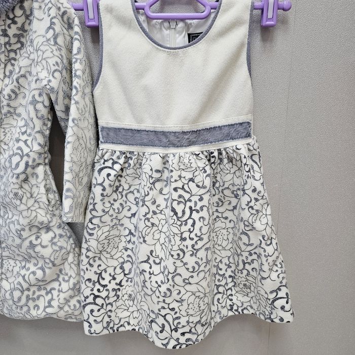 Рокля с палто за 2-3 г