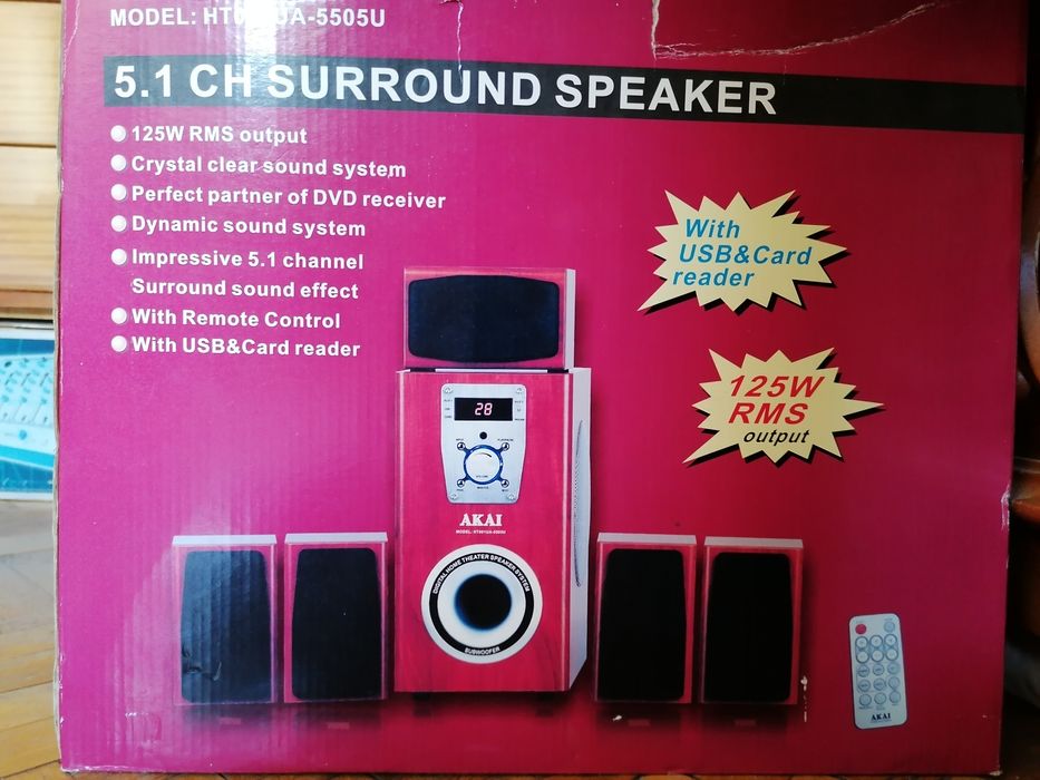 Sistem activ dolby surround 5+1 Akai