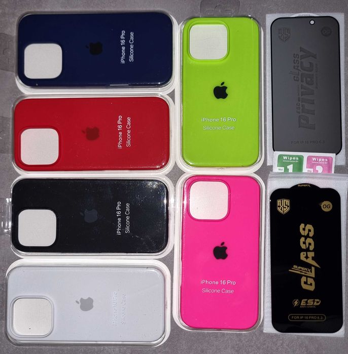 Folie iphone 17, 16, 15, 14 sau 13, 12, 11 calt Premium, anti amprente