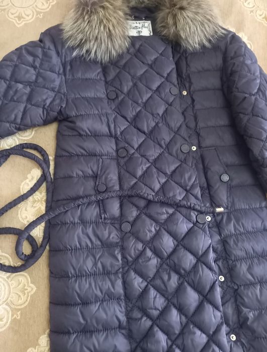 Продам пуховик с чернобуркой