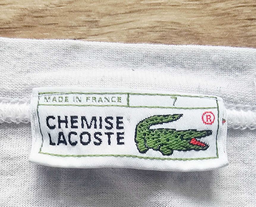 Tricou vintage Chemise Lacoste Golf Fabricat în Franța  Mărimea 7 (XXL)