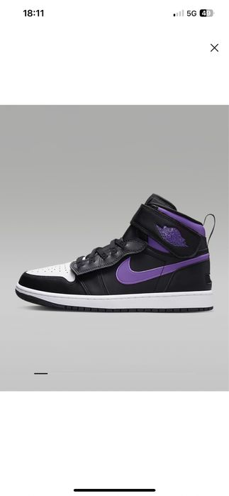 Nike Air jordan 1 HI FLYEASE 45 номер purple