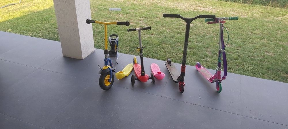 Trotinete diferite mărimi