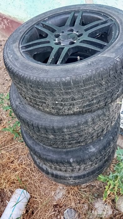 Диски с резиной на мерседес