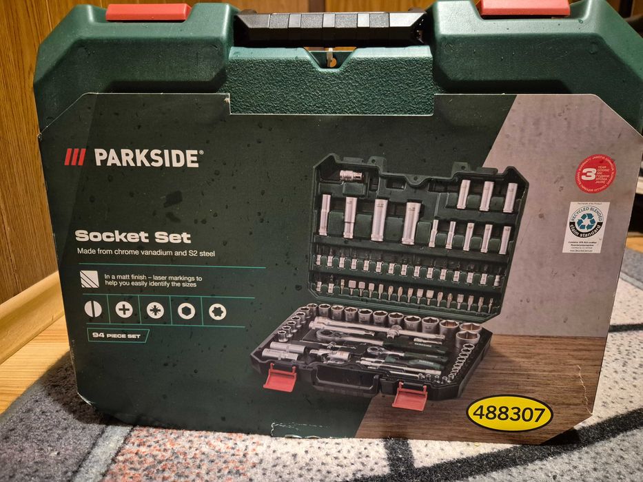 Parkside Гедоре 94 части хром - ванадиева и S2 стомана ново запечатано