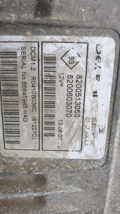 Kit pornire ecu edc calculator cip Dacia Logan,Mcv,Van,1.5 dci,euro 4