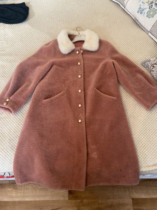 Продам дубленку воротник норка