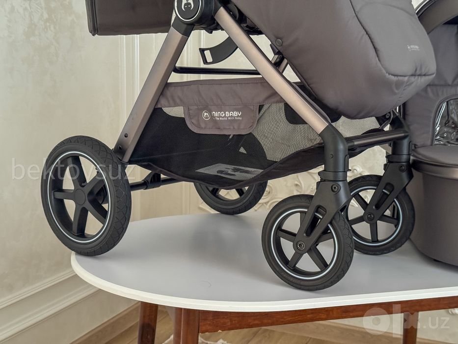 Коляска детская ININGBABY K622 - 2в1 — люлька, прогулочный блок, сумка