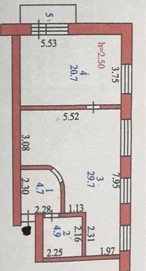 Продам 2-х ком квартиру студия РН Пирамида