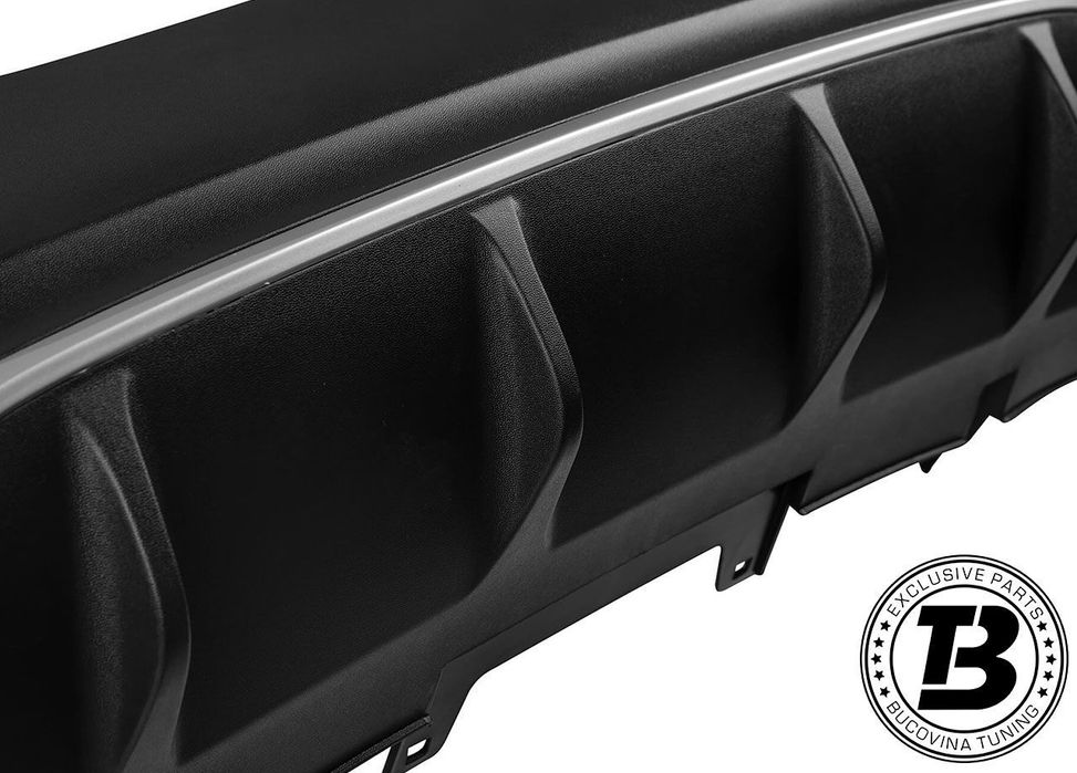 Difuzor Bara Spate cu Ornamente compatibil cu Mercedes GLE Coupe C292 AMG