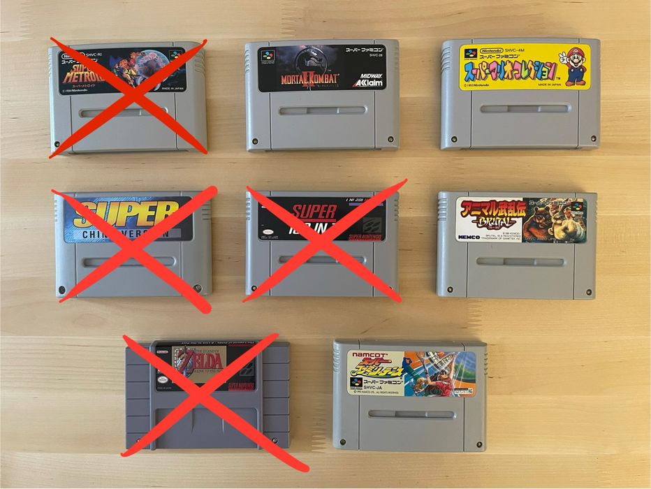 Лицензионные картриджы для Super Nintendo
