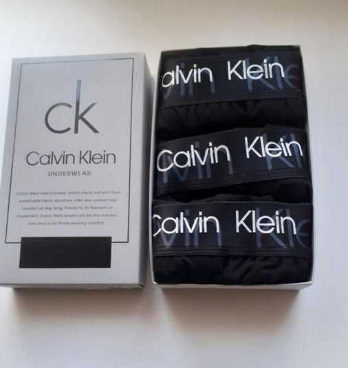Boxeri Calvin Klein, negri , bumbac, masura M