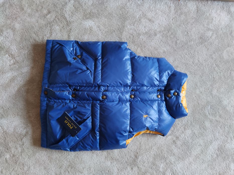 Vesta cu puf și fata dubla pentru copii, noua, cu eticheta- Ralph Laur