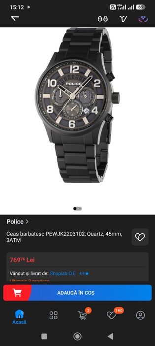 Vând Ceas Police Original