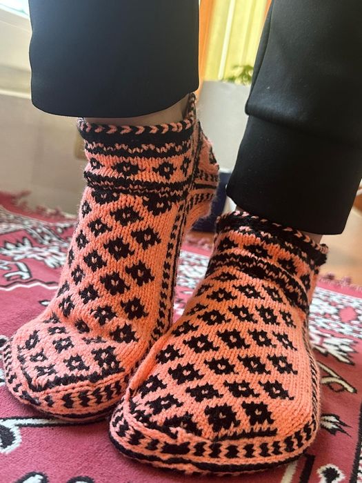 Șosete de lână Turkmenă