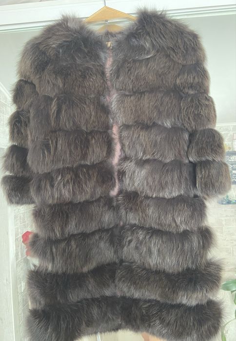 Шубка трансформер песец