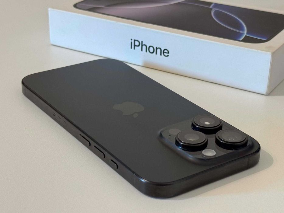 Бартер! iPhone 16 Pro Black Titanium 91% Батерия.
