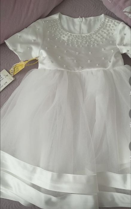 Платье белое для девочки