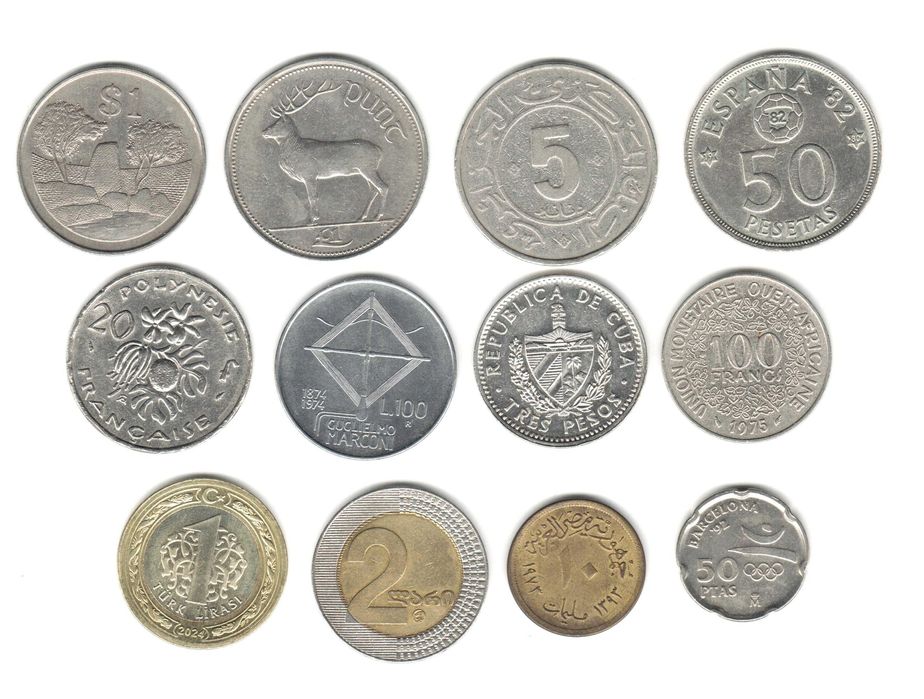Монеты разных стран