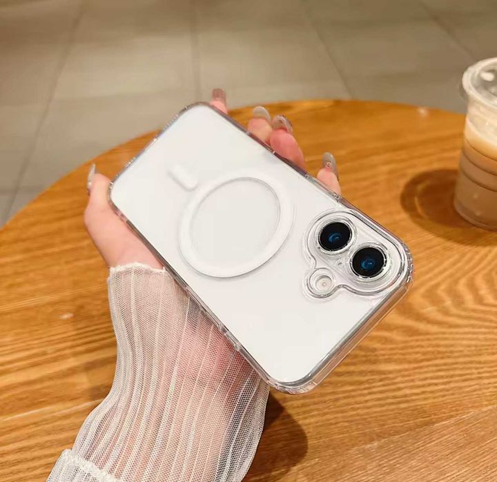 Husa transparenta MagSafe pt iPhone Air / 17 / 17 Pro / 17 Pro Max