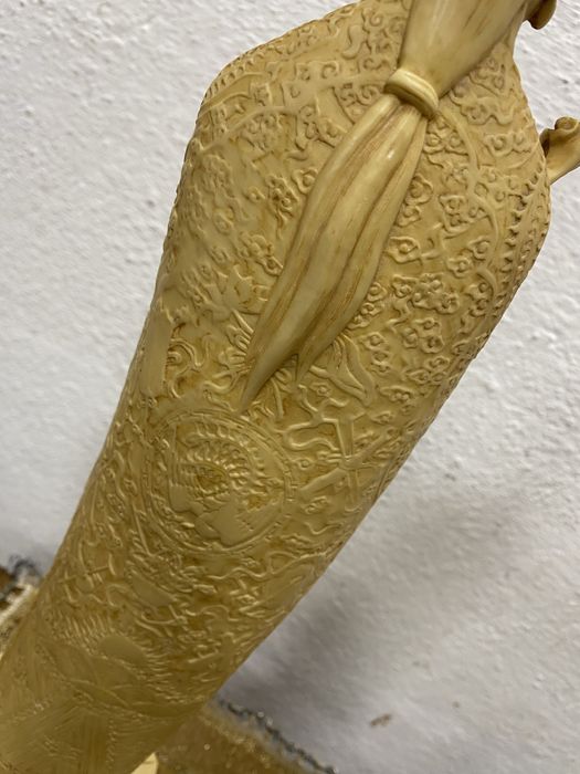 Големи китайски фигури Император и Императрица Qianlong 55 см 1930 г