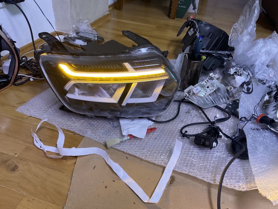 Faruri Logan 3 led /Duster 2Y -reparatii faruri led Dacia