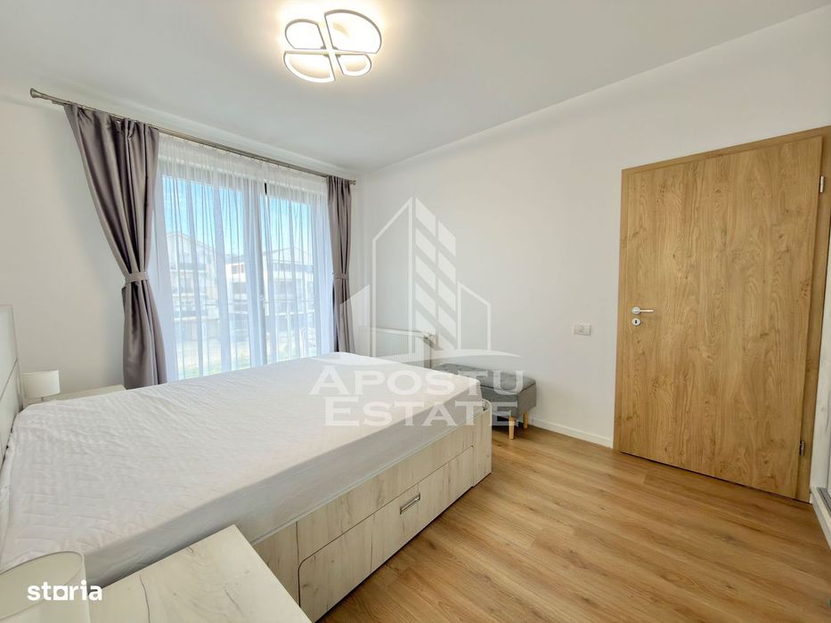 Apartament cu 3 camere mobilat la etajul 2 cu lift in Giroc la asfalt.