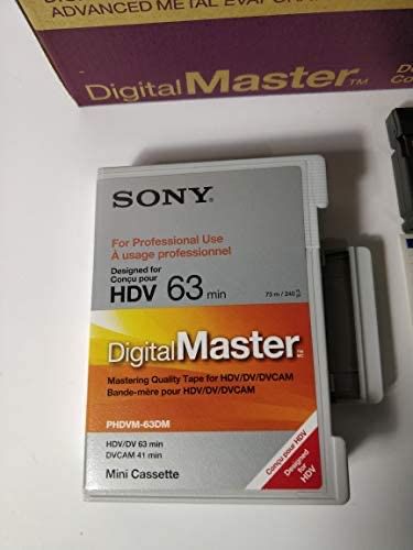 SONY Digital Master PHDVM-63DM професионални видео касети (нови).