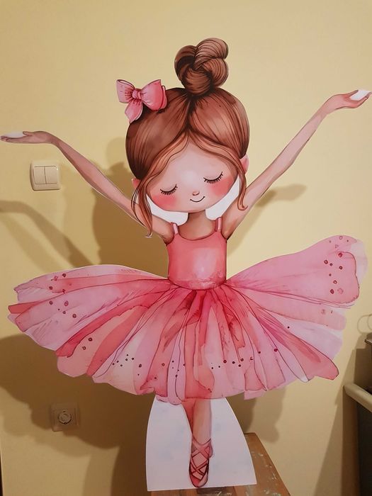 Стойка балерина и цифра