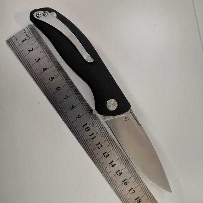 Сгъваем джобен нож флипър Silver Bear с клипс