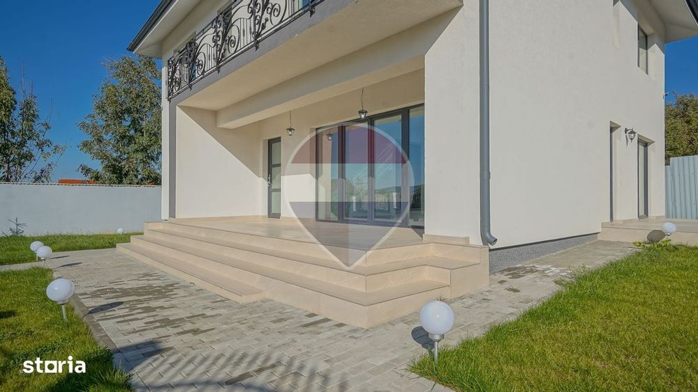 Casă modernă Bunloc, vedere Bucegi, 186 mp, comision 0