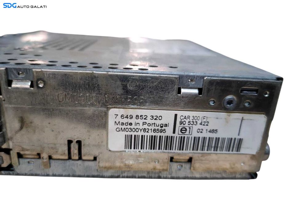 Unitate Radio cu Caseta CAR 300 Opel Astra G 1998 - 2007 Cod 7649852320 90533422 [L5585]