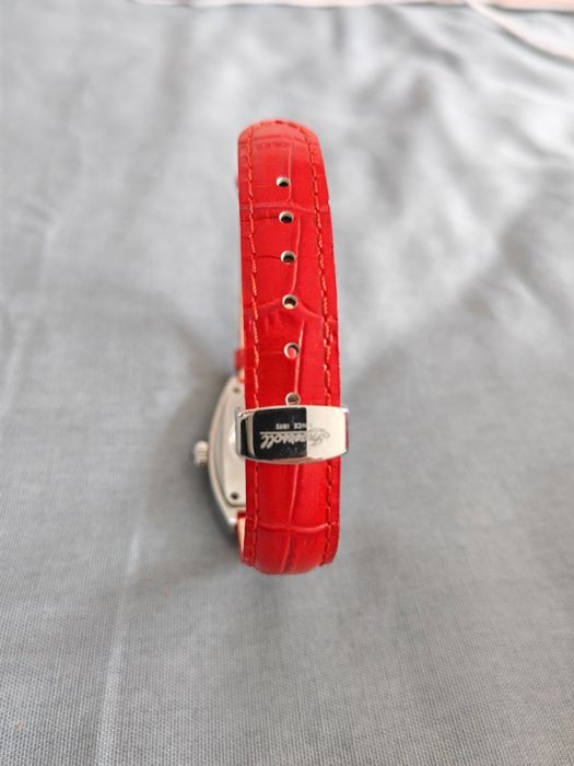 Ceas de dama automatic Ingersoll Open Heart rosu