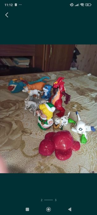 Детски играчки ( колички и животни)