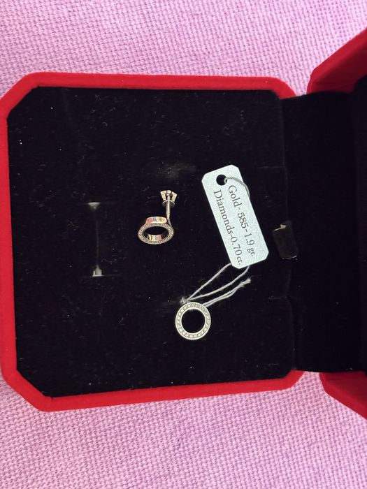 Продам новый бриллиантовый пусет!