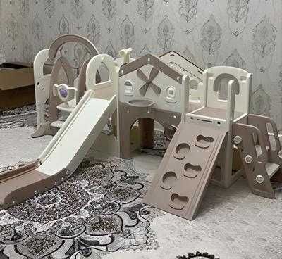 Детская качеля и горка, Gorka kachelya manej