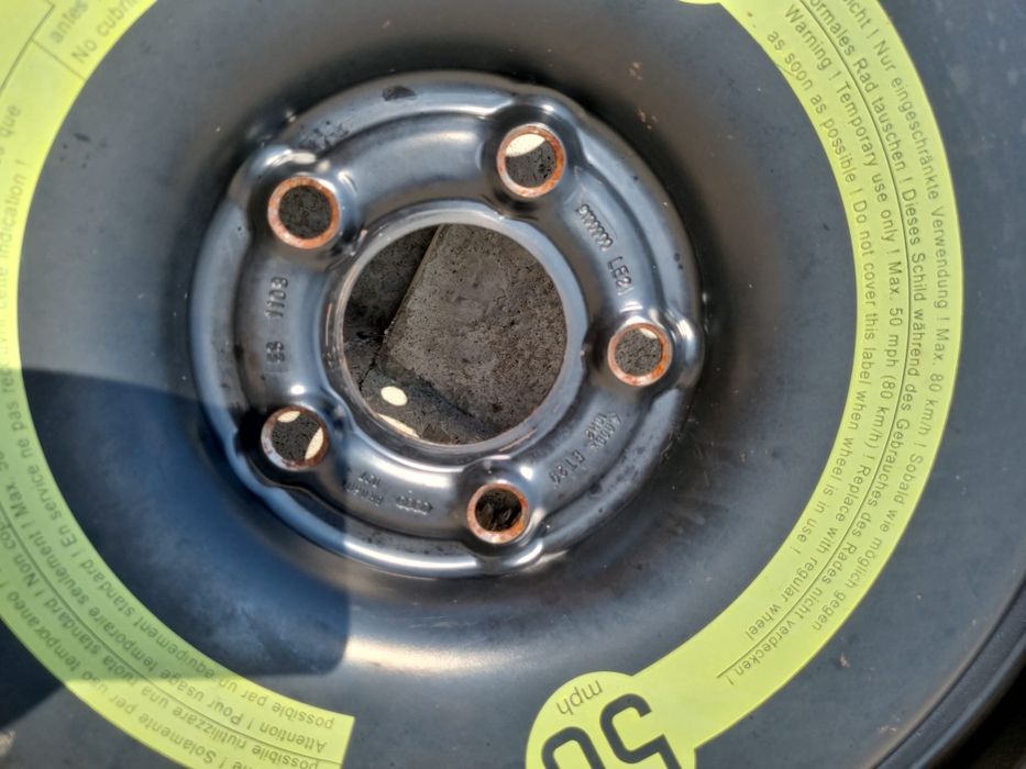 Roata rezerva slim/ 5x12 R 19 R18 Audi  Mercedes wolkswagen