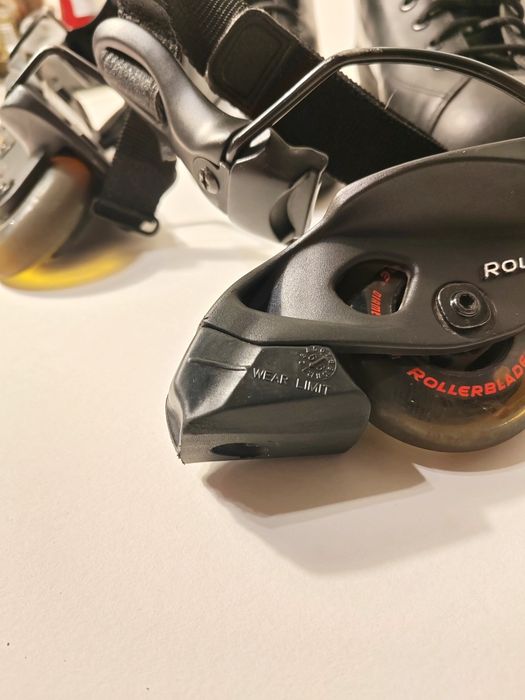 Role ROLLERBLADE Vintage Leather – mărime 41Made in Italy – Piele Nea